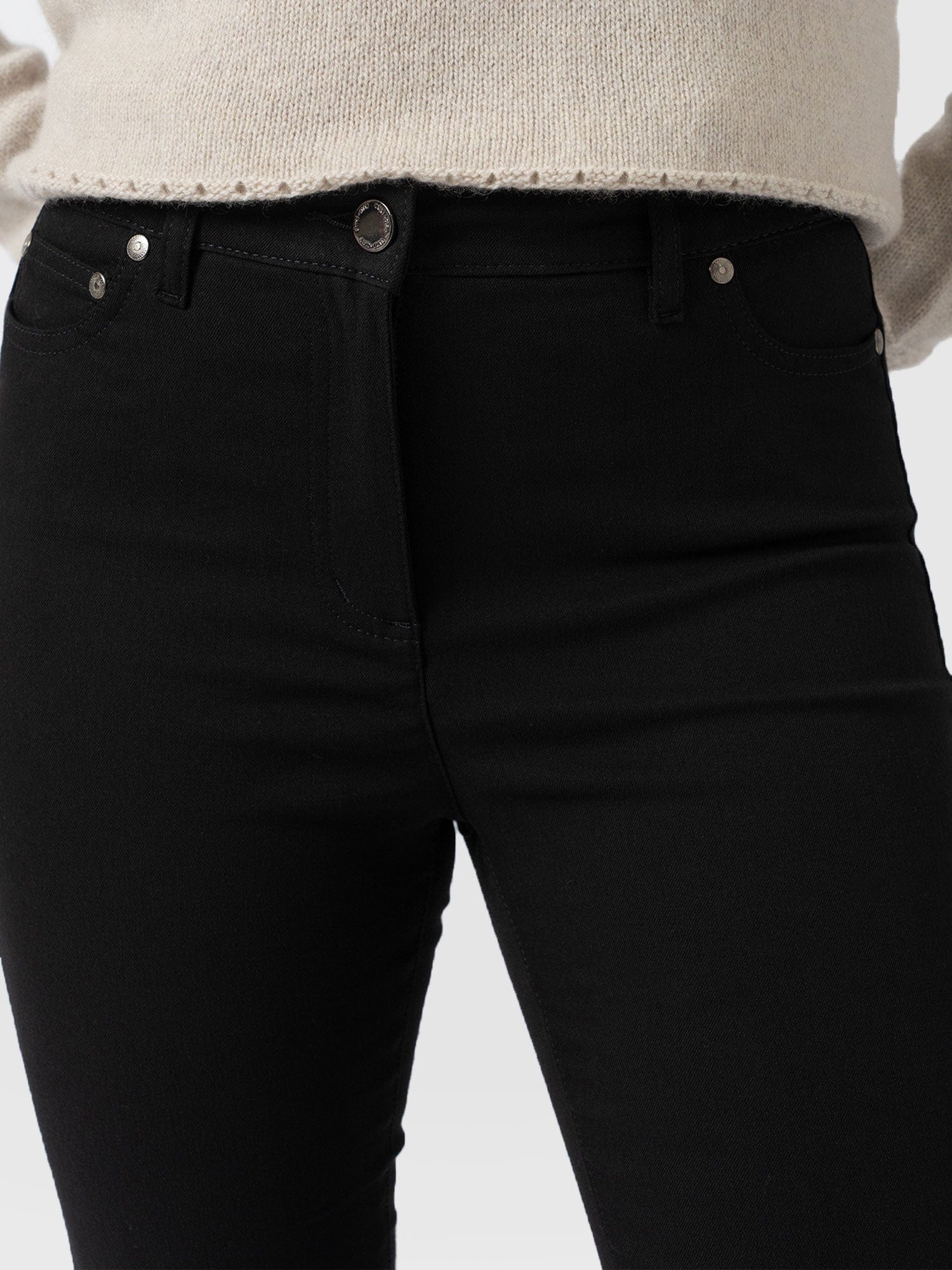 Maeva Skinny Pant - Black